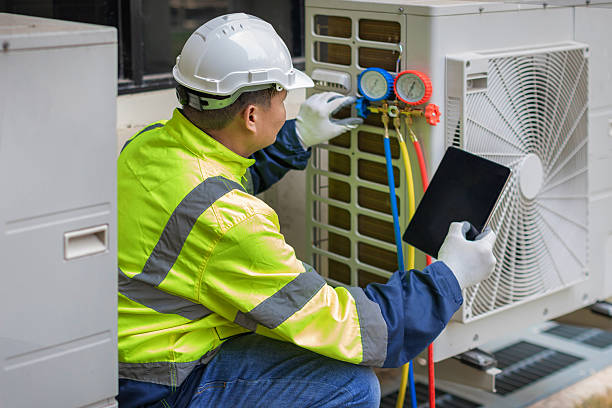 Professional Hvac Installation technician working in Chimney Rock, NC